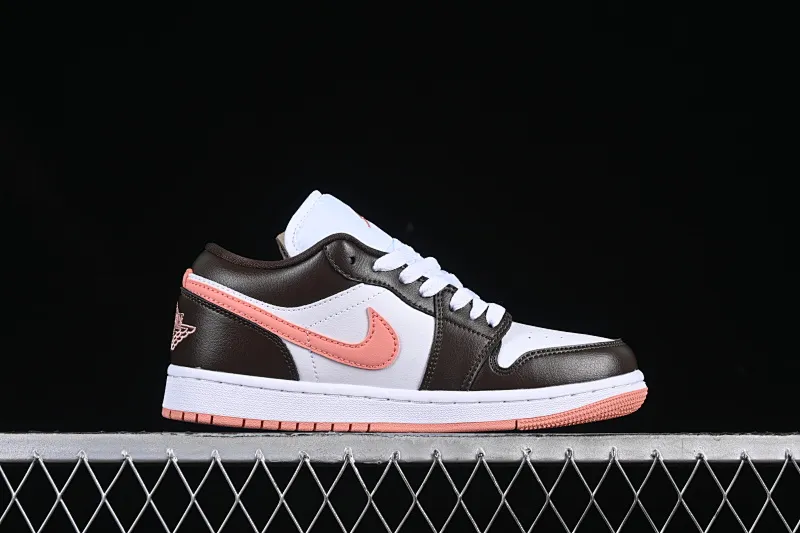 All Categories Air Jordan Jordan Series Basketball Shoes Air Jordan 1 Low Air Jordan 1 Low AJ1 Joe 1 Mocha Pink Low-top Cultural Leisure Sports Shoes DC0774-182